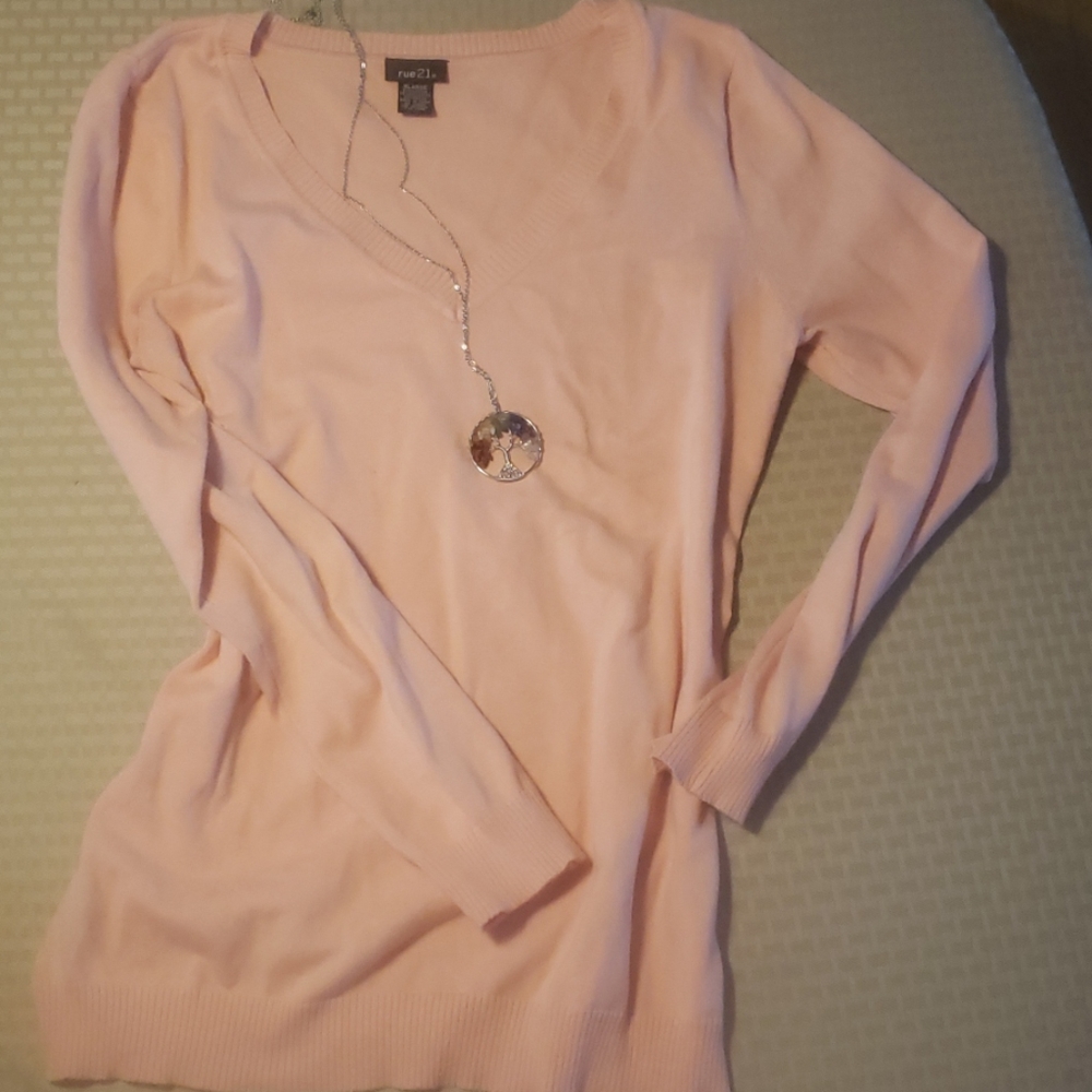 Pink sweater